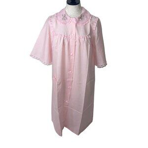 Sears Robe Vintage Womens Size Small Pink